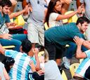 La rivalidad Argentina-Brasil termina en pelea en las gradas
