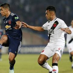 U. de Chile 0-2 Vasco: la U se queda sin copas