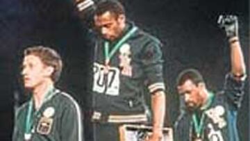 <b>16-10-68: </b>Norman ante el Black Power.