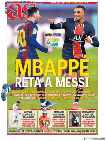 Las portadas de AS de febrero