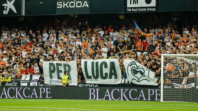La Curva Nord se acuerda de Luca