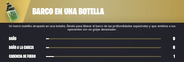 fortnite piratas del caribe barco en una botella