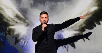 Sergey Lazarev durante su actuación en Eurovisión 2016.