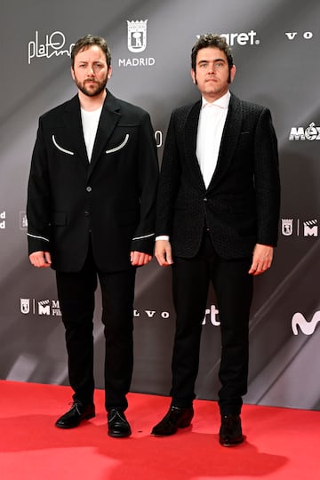 Pepe Lorente y Javier Macipe posan en la alfombra roja.
