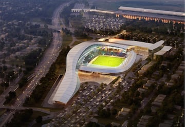 Futuro estadio del NY Cosmos. 