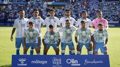 Alineación del Málaga contra el Melilla.