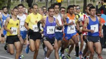 Un momento de la Carrera Popular de Canillejas. 