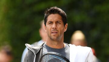 Tennis - Wimbledon - All England Lawn Tennis and Croquet Club, London, Britain - July 7, 2019  Spain's Fernando Verdasco during a practice day  REUTERS/Tony O'Brien