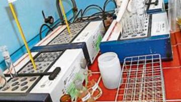 Tecnología en el laboratorio para detectar sustancias dopantes