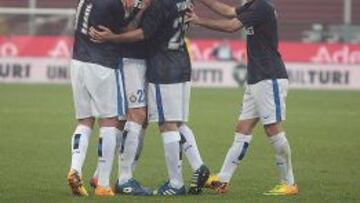 El Inter vence y sigue a la caza de Roma, Nápoles y Juventus