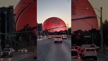 Vídeo: El increíble nuevo estadio de Las Vegas, el MSG Sphere, ya es viral en redes sociales