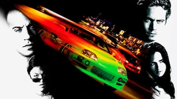 Los protagonistas de The Fast and the Furious: A todo gas con Vin Diesel y Paul Waker