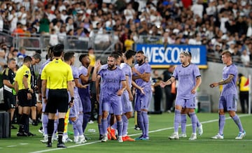 Las mejores imágenes del Real Madrid - Juventus en Los Ángeles