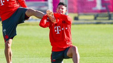 James Rodríguez, jugador del Bayern Múnich