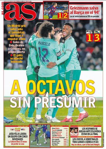 Las portadas de AS de enero