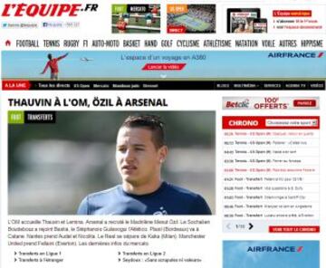 Portadas de la prensa extranjera