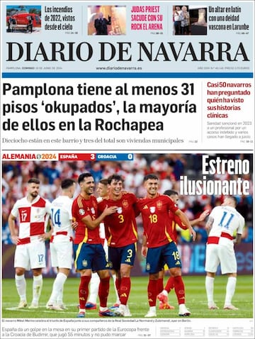 La prensa, ilusionada con la victoria de España