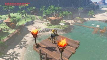 La isla inicial de Wind Waker existe en Breath of the Wild