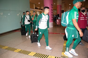 La Selección Mexicana desembarcó en Barcelona