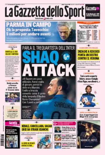 Portadas de la prensa deportiva