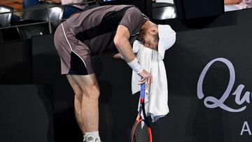Andy Murray, contra Grigor Dimitrov en el Brisbane International.