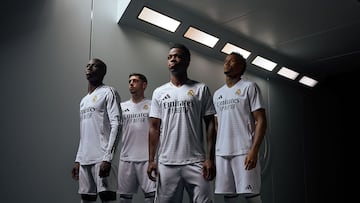 Vinicius, Éder Militao, Fede Valverde y Mendy.