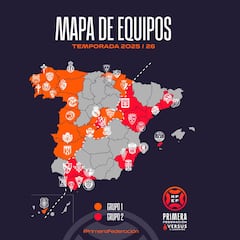 Ya hay grupos de Primera RFEF: Castilla y Atleti B, separados