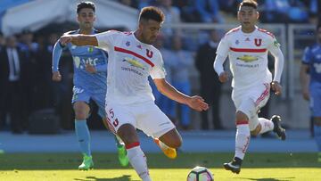 El jugador de Universidad de Chile, Gonzalo Espinoza.