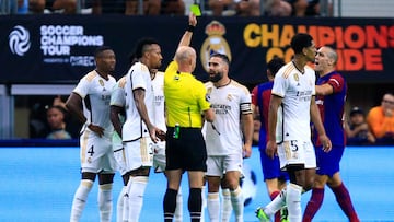 Jugador del Real Madrid, en el duelo contra el Barcelona.