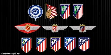 The evolution of LaLiga's Primera División club badges