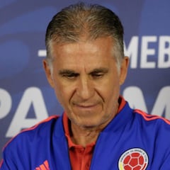 Carlos Queiroz: "No me preocupan las tarjetas amarillas"