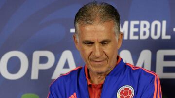 Carlos Queiroz: "No me preocupan las tarjetas amarillas"