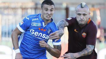 Nainggolan, en el partido de hoy