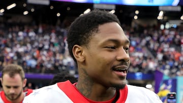 El acuerdo de Stefon Diggs tendrá un valor total de 104 millones de dólares y un salario anual de 26 millones USD, el cuarto sueldo más alto entre WR.