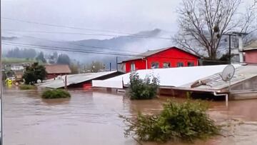 La comuna del sur de Chile que quedó bajo el agua: el brutal registro de Licantén hoy