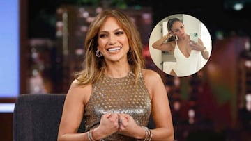 El impresionante posado en bañador de Jennifer López para celebrar su 55 cumpleaños
