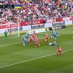 El tremendo obús de Arnau Martínez en el Girona vs. Espanyol