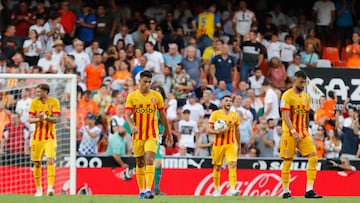 14/08/22
PARTIDO PRIMERA DIVISION 
VALENCIA -  GIRONA
TRISTEZA GIRONA

