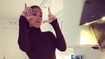 Lara Álvarez muestra sus habilidades para el baile con una sensual actuación