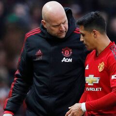 Alexis no viajó a Londres y será baja en duelo ante Tottenham