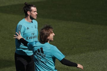 El entrenamiento del Madrid antes de recibir al Athletic