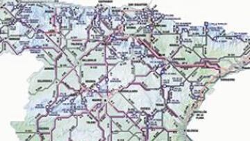 Mapa de España con los radares.