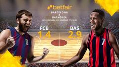 Barça Basket vs. Saski Baskonia: horario, TV, estadísticas, clasificación y pronósticos