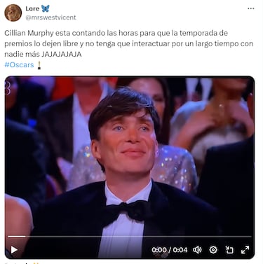 Cillian Murphy, protagonista de los mejores memes de los Oscar