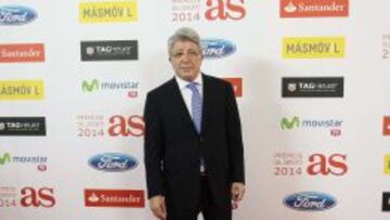 Cerezo posa en la gala de los Premios AS 2014.