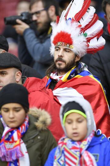 Gran ambiente en el Wanda Metropolitano. 