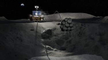 La NASA quiere encontrar agua en la Luna con láseres