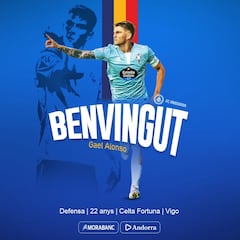 Gael Alonso, tercer fichaje del Andorra