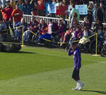 Sesión de puertas abiertas del Barcelona