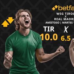 WSG Tirol vs. Real Madrid: horario, dónde ver, estadísticas y pronósticos